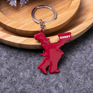 <b>Custom</b> Metal <b>Keychains</b> With Creative Logos Enamel Painted Crafts Durable Gift Pendants For Promotion - Product Image 2