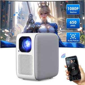 Mini <span class=keywords><strong>proyector</strong></span> de cine en casa CRE CR32, pantalla LCD de 4,45 pulgadas, compatible con 1080P, portátil, <span class=keywords><strong>Vertical</strong></span>, Wifi, cine en casa - Product Image 1