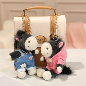 Lindo Llavero de Peluche de <span class=keywords><strong>Pony</strong></span> Vestido, Muñeco de <span class=keywords><strong>Pony</strong></span> Suave, Colgante para Bolso, Regalo para Niñas y Niños - Product Image 5