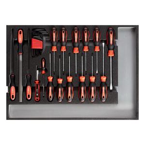 GEDORE Red R22350002 Jeu d'outils pour limes tournevis Module CT, 26 pièces - Product Image 1