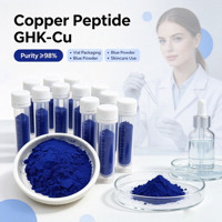 CAS 49557-75-7 Bubuk Peptida Tembaga GHK-Cu 99% Kelas Kosmetik Anti-kerut