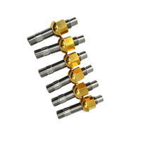 Jeu de goujons et écrous de roue en alliage de titane, tête hexagonale Torx M14x1.25x1.5x75mm M12x1.5x77mm avec écrou conique 60 °