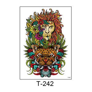 Autocollants de tatouage temporaire personnalisés, imperméables, pour hommes et femmes, tatouage de bras à fleurs - Product Image 5