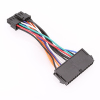 Arnés de Cables Personalizado para Fuente de Alimentación ATX, de 24 Pines a 8 Pines, para Placa Base de PC