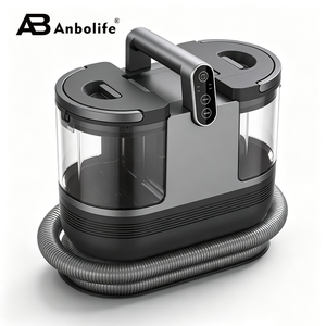 Nettoyeur de <span class=keywords><strong>tapis</strong></span> portable Anbolife, 15 à 16 kPa, réservoir d'eau de 1600 ml, pulvérisation à la vapeur chaude et froide, aspiration, entretien des meubles - Product Image 1