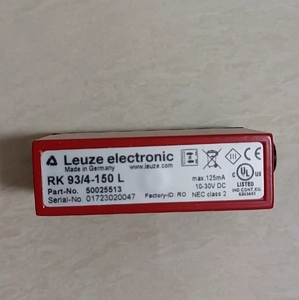 Sensor Fotoeléctrico Leuze Nuevo, 93/4-60 L / 93/4-150, para Automatización Industrial, Cintas Transportadoras Robóticas, etc. - Product Image 1