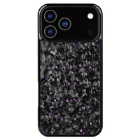 Coque de téléphone magnétique en fibre de carbone véritable N52 personnalisée en gros pour iPhone 13 14 15 16 Plus 17 18 Pro Max