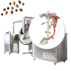 Machine d'enrobage personnalisée de petite <span class=keywords><strong>et</strong></span> grande capacité noisette amande pistache <span class=keywords><strong>malt</strong></span> sirop croustillant chocolat - Product Image 5