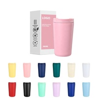 Gobelet isotherme en acier inoxydable à double paroi, personnalisé, 380 ml (12 oz), sans BPA, anti-fuite, qualité alimentaire 8/8, pour les voyages