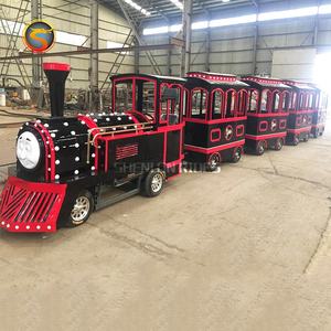 รถไฟฟ้าไร้รางสำหรับเด็ก ขายดี ใช้ได้ทั้งในร่มและกลางแจ้ง เหมาะสำหรับห้างสรรพสินค้าและสวนสนุก - Product Image 6