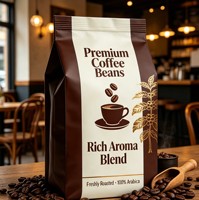 Verstärkte Feuchtigkeitsbeständige Maßgefertigte Tiefdruck-Bedruckte Quadratboden-Kaffee-Verpackungsbeutel Lebensmittelechte Kaffeebohnen-Verpackung für Kaffeehäuser