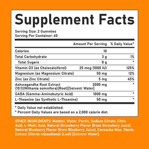 Gomitas Veganas de Ashwagandha para la Salud y Vitalidad, Suplemento de Extracto de Raíz de Ashwagandha, Venta al por Mayor de Fábrica, para el Alivio del Estrés - Product Image 2