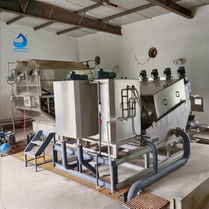 Máquina Deshidratadora de Lodos con Prensa de Tornillo de Acero Inoxidable para Tratamiento de <span class=keywords><strong>Residuos</strong></span> de Cocina y Aguas Grises - Product Image 6