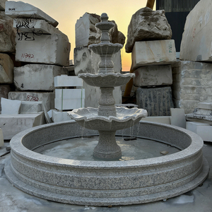 Fontana d'Acqua Esterna in Marmo Bianco Naturale per Decorazione di Ville, Resort, Cortili e Giardini - Product Image 4