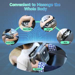 Pistolet de massage à percussion portable à 24 têtes, best-seller <span class=keywords><strong>Amazon</strong></span>, silencieux, rechargeable, pour le corps - Product Image 5