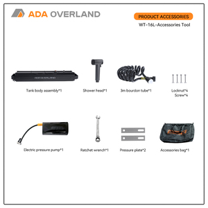 <span class=keywords><strong>Réservoir</strong></span> d'<span class=keywords><strong>eau</strong></span> de toit de voiture de grande capacité ADA OVERLAND 16/26/36L <span class=keywords><strong>réservoir</strong></span> de douche de <span class=keywords><strong>Camping</strong></span> à pression d'air Portable équipement d'extérieur - Product Image 6