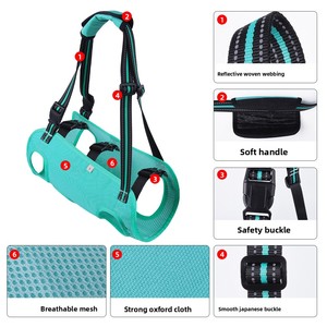Nuevo Arnés de Rehabilitación para <span class=keywords><strong>Perros</strong></span>, Ajustable, con Correa de Asistencia para Mascotas - Product Image 3