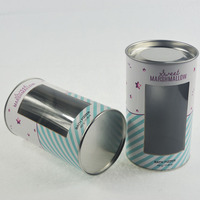 Emballage personnalisé de luxe en tube de carton cylindrique pour vêtements et chaussettes |   Boîte cadeau en matériau recyclé avec impression de logo et pelliculage mat