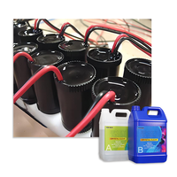 Composé de rempotage électronique noir Résine époxy électronique Fournisseurs de résine époxy et de durcisseur A:b 1:1 50 kg pour transformateur