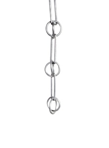 RIBBED <b>CUP</b> HEMMED <b>COPPER</b> RAIN CHAIN - Product Image 4