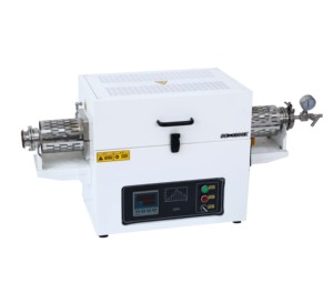 เตาหลอมแบบท่ออุณหภูมิสูงสำหรับห้องปฏิบัติการ 1150c-1200c เตาหลอมแบบท่อสุญญากาศแบบเปิด ขนาด 60 มม./80 มม./100 มม. พร้อมตัวเลือกหลอดควอตซ์ - Product Image 3
