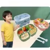 Boîte à bento de qualité alimentaire sans BPA, boîte à lunch étanche pour enfants, écoliers, boîtes de rangement et bacs en plastique