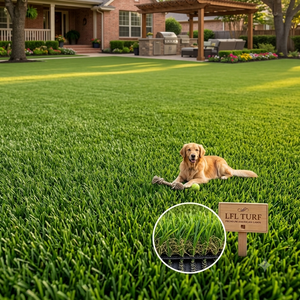 <span class=keywords><strong>Gazon</strong></span> artificiel de luxe personnalisable pour résidences, décoration réaliste et naturelle, hauteur 30-50mm, pour jardin avant et terrain de sport - Product Image 1
