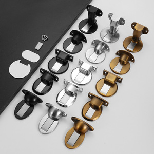 Butée de <span class=keywords><strong>porte</strong></span> <span class=keywords><strong>magnétique</strong></span> invisible en acier inoxydable, sans perçage, pour usage domestique et hôtelier, anti-collision, forte adhérence - Product Image 1
