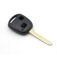 Coque de clé transpondeur XIANPAI Smart Key à 2 boutons pour voiture, télécommande d'entrée sans clé, clé vierge TOY sans logo