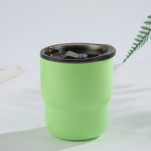 Taza de Café Aislada de Acero Inoxidable 304 Blanca DF de 255 ml con Tapa, Taza Portátil para Beber al Aire Libre y Acampar, Precio de Fábrica al por Mayor - Product Image 2