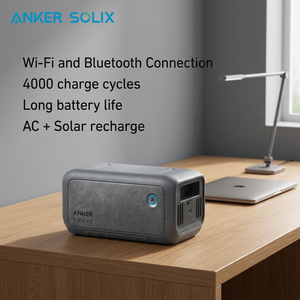 Station d'alimentation extérieure Anker SOLIX BP2000 2400W 2048Wh TUV CE RoHS LiFePO4 Prête pour l'énergie solaire Extensible 4kWh RV - Product Image 1