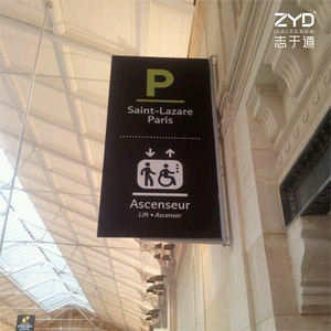 Señales de Dirección para Oficina de Reciclaje de Boletos y Ajuste de Tarifas de Alta Calidad con Texto Multilingüe, Diseño Personalizado para Metro - Product Image 6