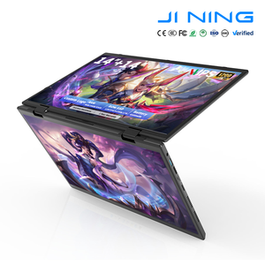 Ordinateur portable à double écran 14+14 pouces N100 tactile, 16 Go de RAM, 256 Go SSD, 1 To, 2-en-1 pliable, Windows 11 Professionnel, Vente en gros Hfbook14/n - Product Image 1