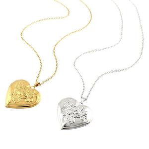 Pendentif Cœur en Acier Inoxydable Poli Miroir 3D avec Boîte Photo, Fait Main, DIY, Collier Couple à Rabat, Cadeau - Product Image 5