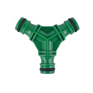 Conector de manguera en forma de Y Huabangshi de 16 mm, accesorio de plástico para tubería de agua con conexión de púas para sistema de riego de jardín - Product Image 3