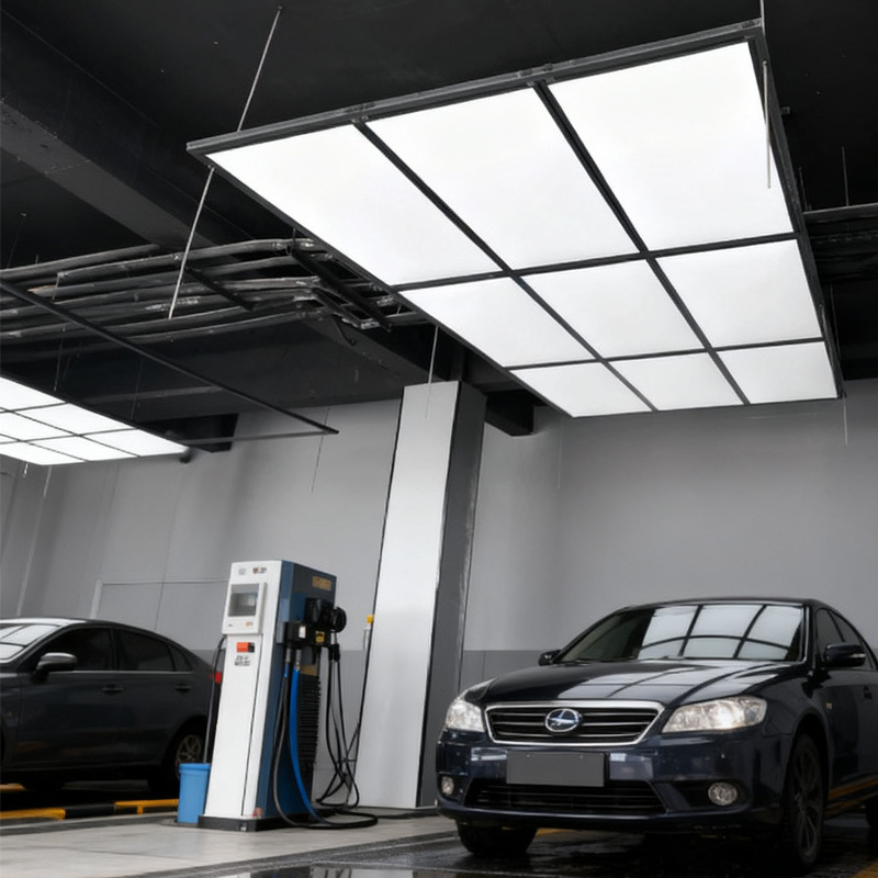 High Lumen 9 Grid LED Car Detailing Work Light for Auto Garage & Workshop IP54 Waterproof 120lm Professional Lighting