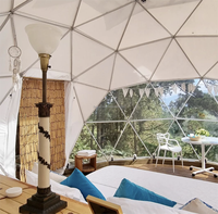 Tente igloo de 7 à 10m de diamètre, dôme géodesique, tente de camping, hôtel de luxe, maison, glamping, tente ronde