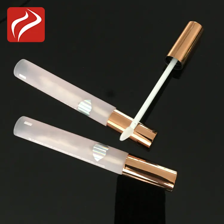 Custom Lip Gloss Packaging Transparent Frosted Lipgloss Container Plastic Lipgloss Tube