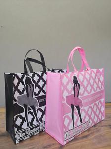 Custom Logo Eco-Friendly Recyclable PP Non-Woven Fabric Tote Reusable Grocery Shopping Bags with <b>Folding</b> Style - Product Image 5