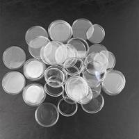 1000 pièces de disques de reliure en plastique transparent pour carnets à disques, Happy Planner, anneaux d'extension à perforation champignon
