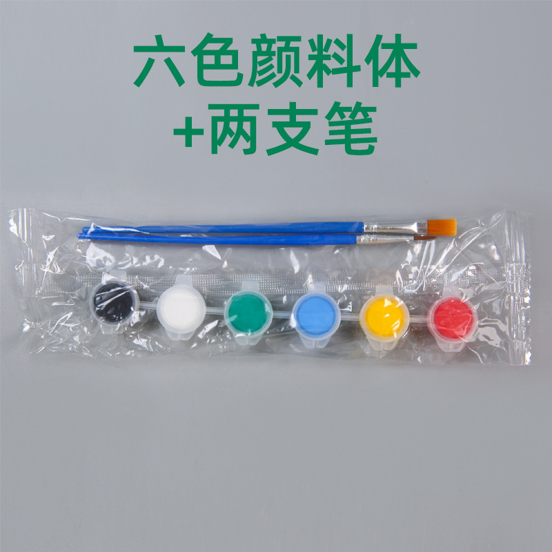 Stylo goubi à 6 couleurs avec câble pigmenté