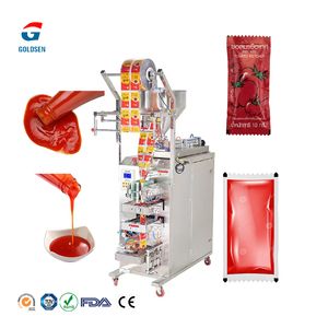 Automatic Sachet Filling Packing Machine for Peanut Butter Chili Sauce <strong>Tomato</strong> Paste Shampoo <strong>Cream</strong> &amp; Liquid Products Line - Product Image 1