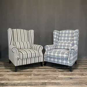 Luxury French Furniture Antique Provincial Style Tufted <strong>Back</strong> <strong>Wing</strong> <strong>Back</strong> <strong>Arm</strong> <strong>Chair</strong> for Living Room - Product Image 5