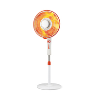 Nouvelle Arrivée Chauffage Électrique Portable pour Pièce, Chauffage Radiant à Oscillation Gauche-Droite avec Interrupteur Anti-basculement