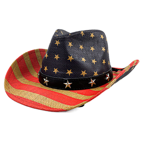 <span class=keywords><strong>Chapeau</strong></span> <span class=keywords><strong>de</strong></span> cowboy en <span class=keywords><strong>paille</strong></span> tressée en gros avec bande décorative pour fête <span class=keywords><strong>de</strong></span> carnaval - Product Image 2