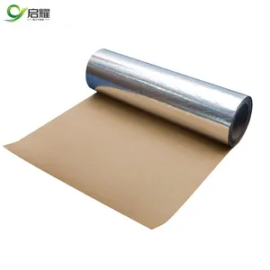 85%-97% Emissivity Aluminum Reflective Foil Faced Scrim Kraft Paper Roof Insulation