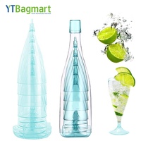 Gobelets à vin en plastique réutilisables Tasses à cocktail de fête Verre à cocktail à champagne jetable transparent pour mariage