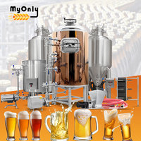 Équipement de brassage de bière MY 5000l, équipement de fermentation industriel 200l 500l, système complet de micro-brasserie