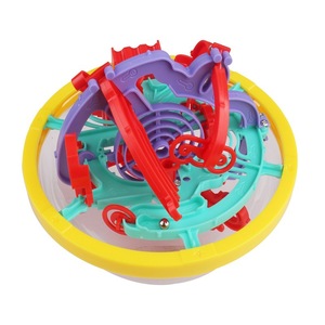 Jeu de labyrinthe à billes 3D Puzzle Palace, plastique transparent, pour enfants de 7 à 14 ans, jouet éducatif DIY - Product Image 2