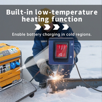 Soudeur industriel rechargeable portable, station d'alimentation intégrée, soudeur à courant, générateur de soudage haute puissance